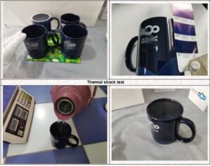 Ceramic Mugs cup Inspection Services In Zibo Quality QC Check 
onsite testing