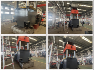 Inspection for 1000T hydraulic press in Zaozhuang