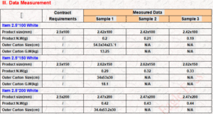 factory random qc Inspection check for Cable Tie in Tongling, Anhui size measurement