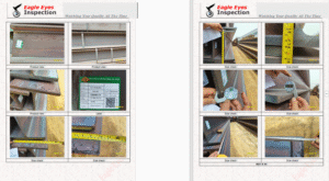 Wide Flange Beam Quality Inspection QC Check in Ma'anshan City, Anhui Province