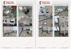 Eyewash stations Final QC inspection in Maoming GuangDong testing