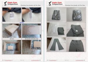 Garments Final quanlity control inspection in Qufu Anhui Province package check