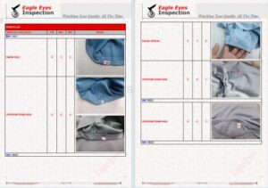 Garments Final quanlity control inspection in Qufu Anhui Province