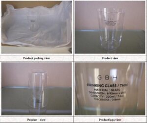 Glass set AQL qc quality inspection check in ShuoZhou city sample view