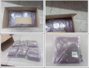 Pajama set AQL quality inspection in JiAn city JiangXi province package check