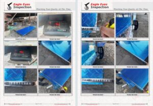 wuxi qc inspection check of Aluminum Tread Plate in jiangsu data measurement