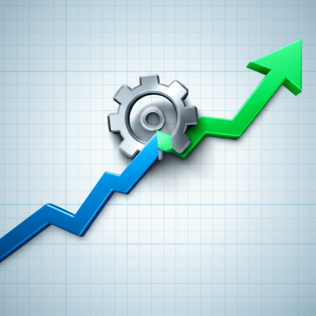 a graph illustrating how material testing reduces costs while improving reliability