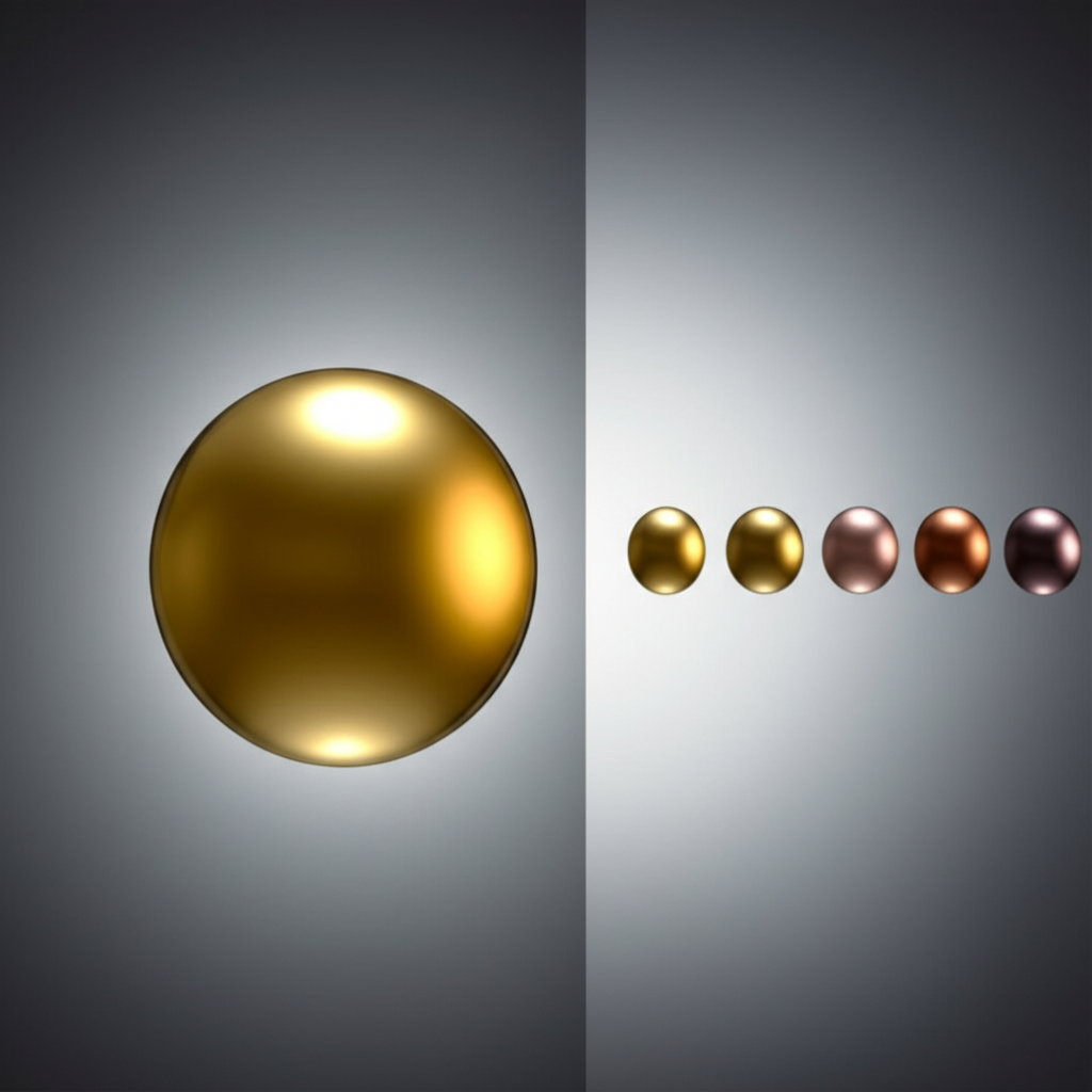 a visual comparison between a perfect golden sample and acceptable limit samples
