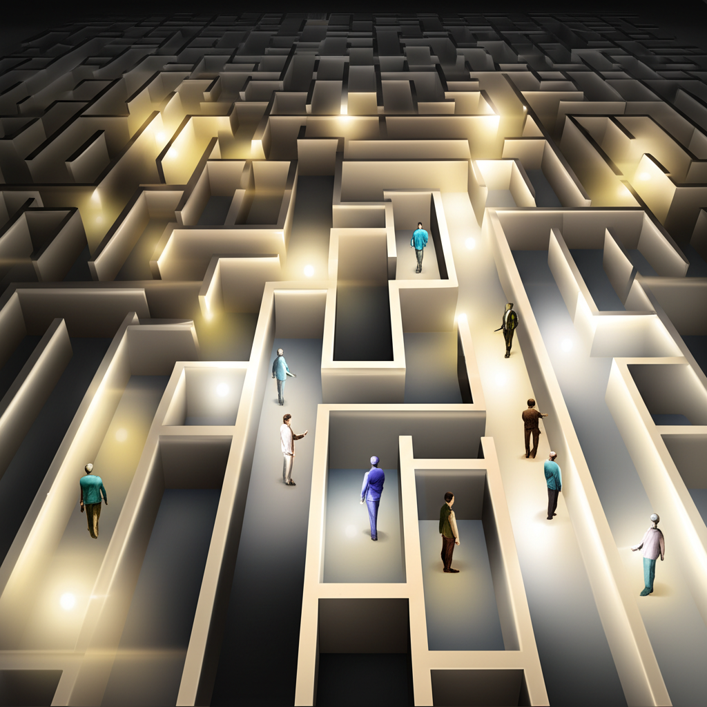 abstract illustration of a team successfully navigating a mock recall drill