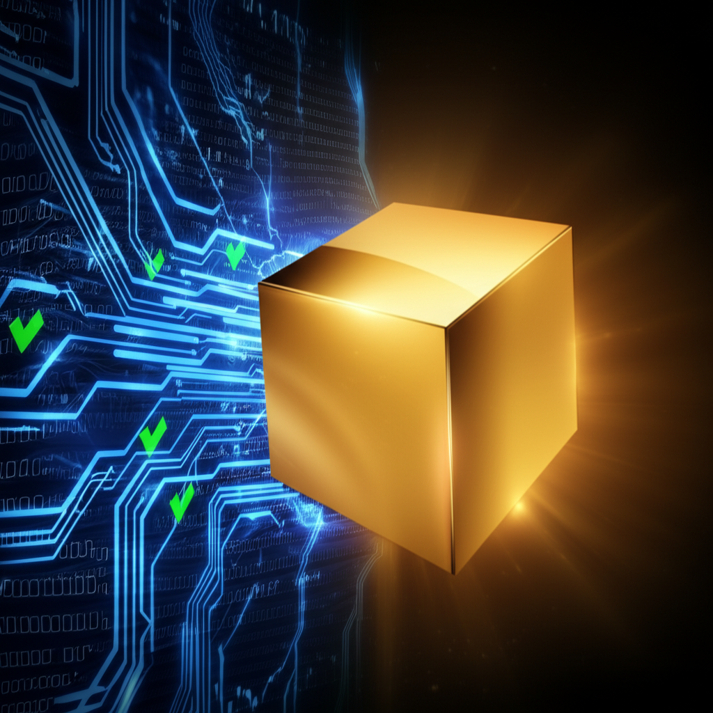 abstract representation of process monitoring versus final product validation