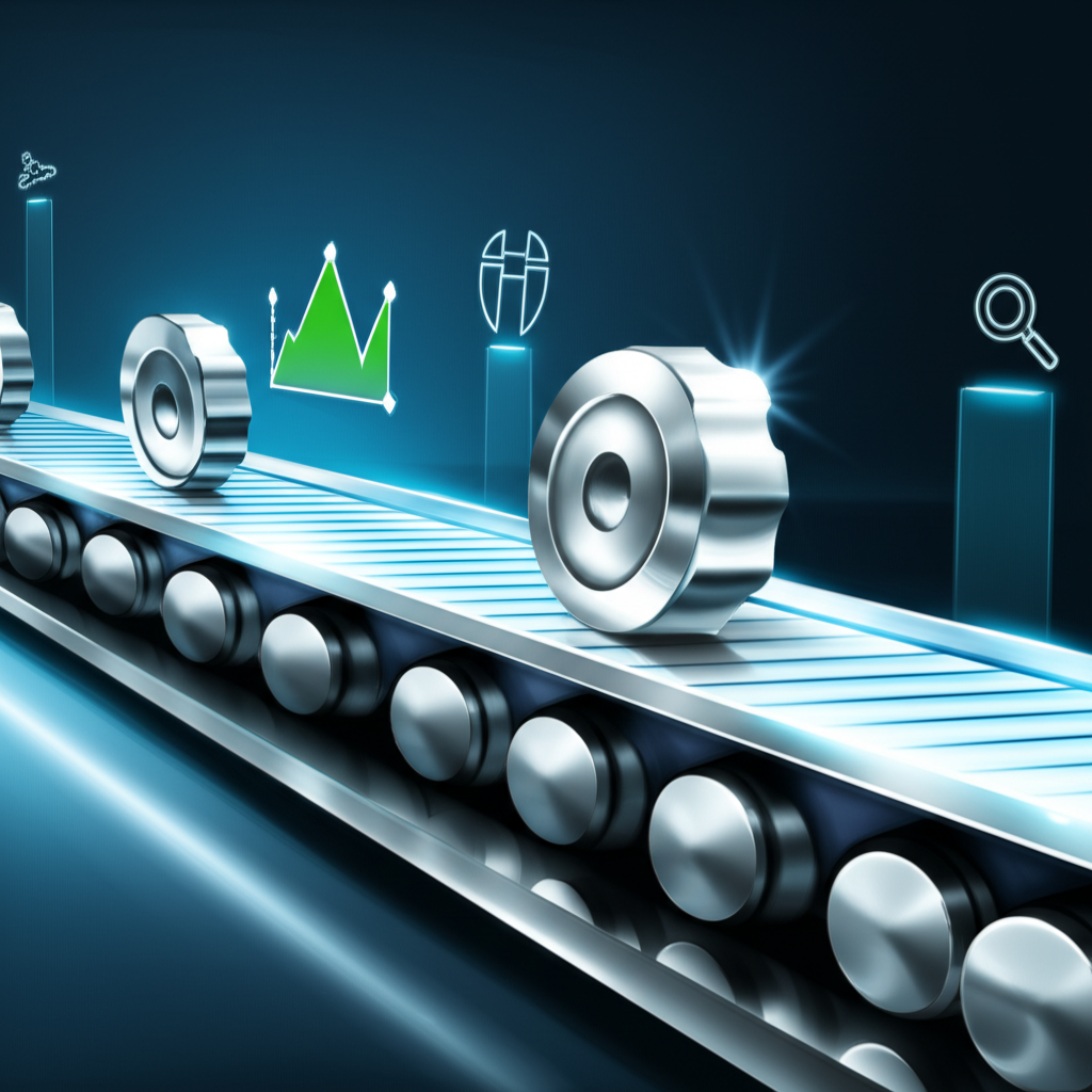 an illustration of a quality audit workflow highlighting process controls measurement and final product verification