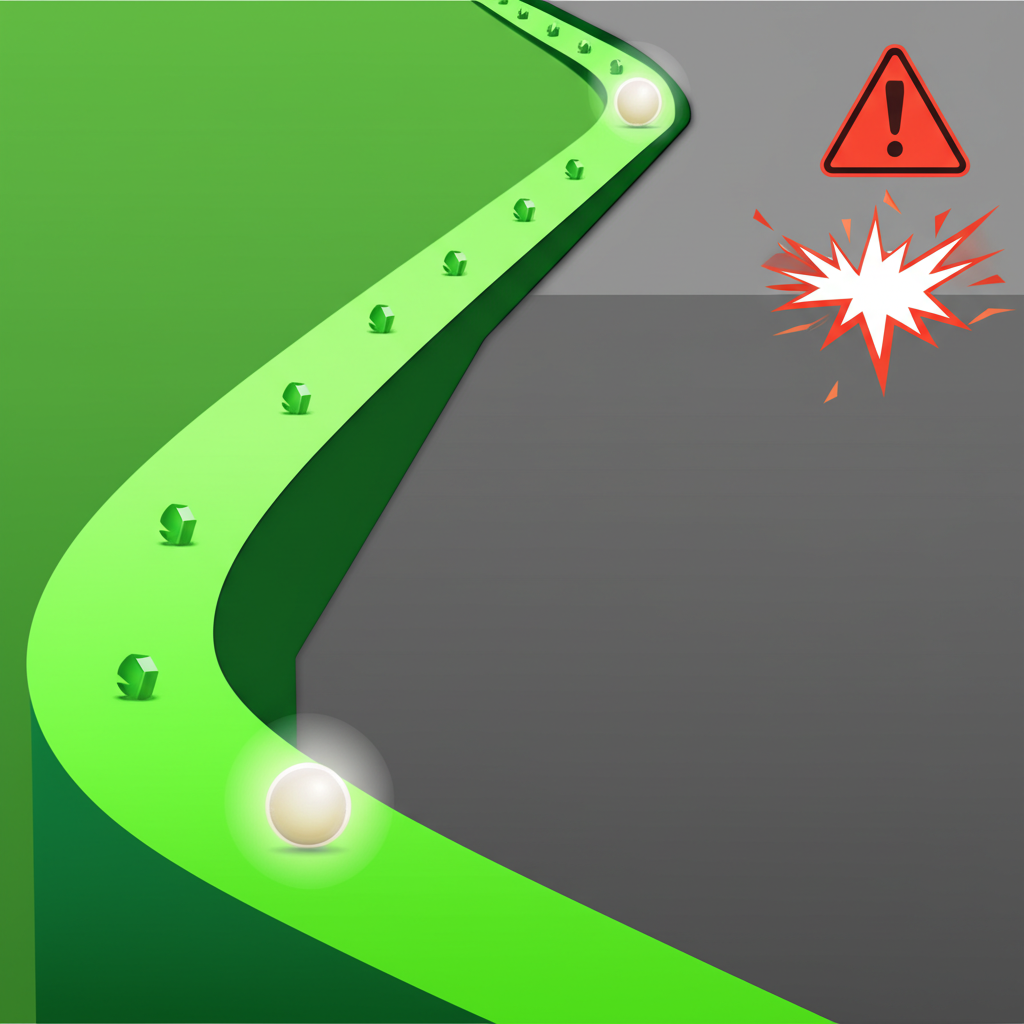 infographic comparing the low risk monitoring path with the high risk final inspection path