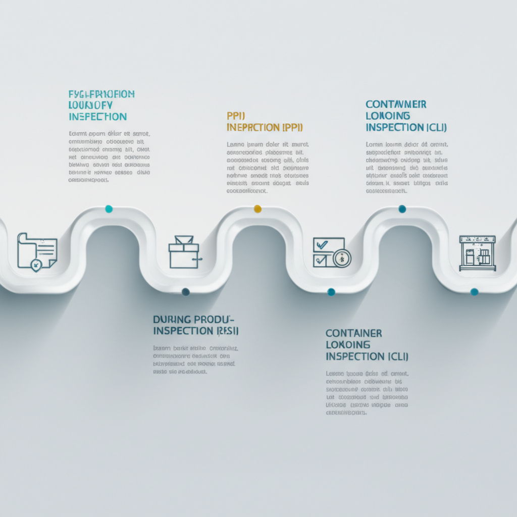 the four key stages of quality control inspections in the production timeline
