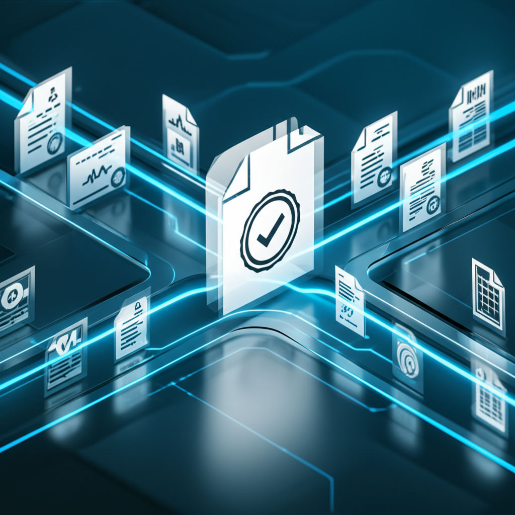 visual metaphor for compiling the rohs technical file from various data sources