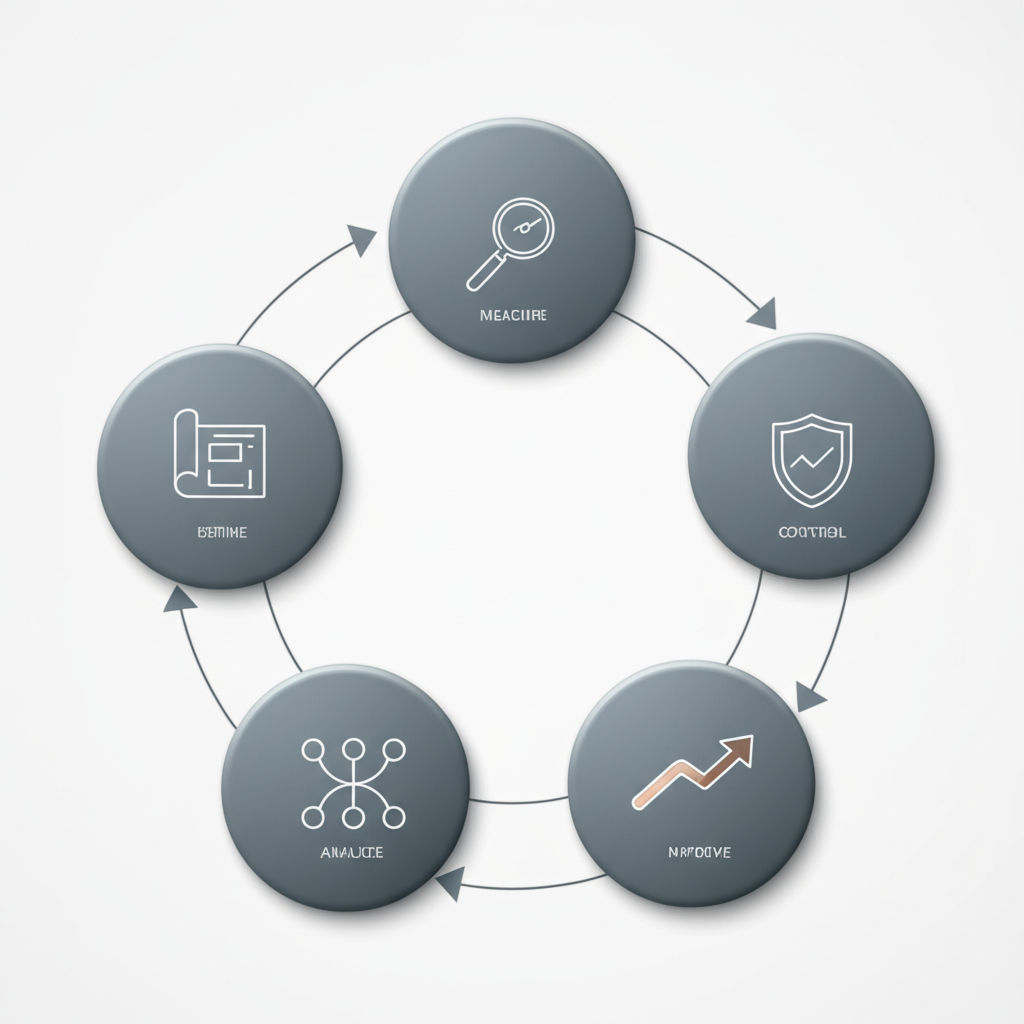 the dmaic cycle a core methodology in six sigma for process improvement